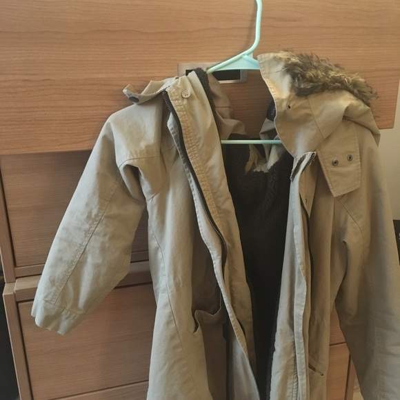 Marshalls Jackets & Coats Hooded Tan Trench Coat Poshmark